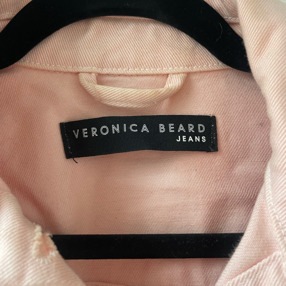 Veronica Beard Women's Pink Denim Jacket - Picture 2 of 3